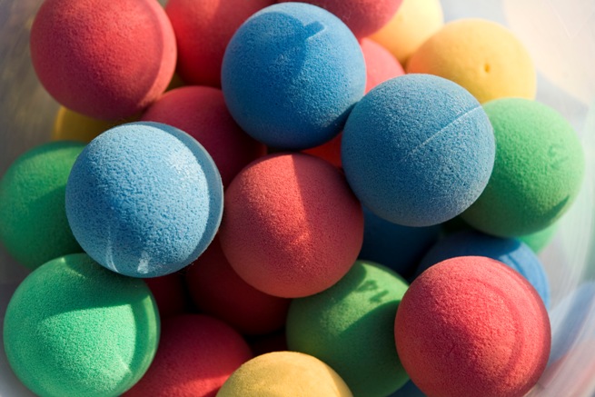 Appearing Foam Balls